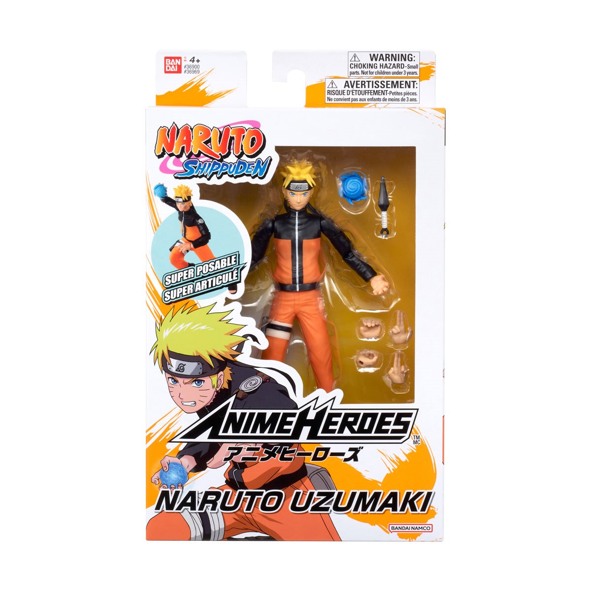 Naruto Anime Heroes Naruto Uzumaki Renewal Version Action Figure