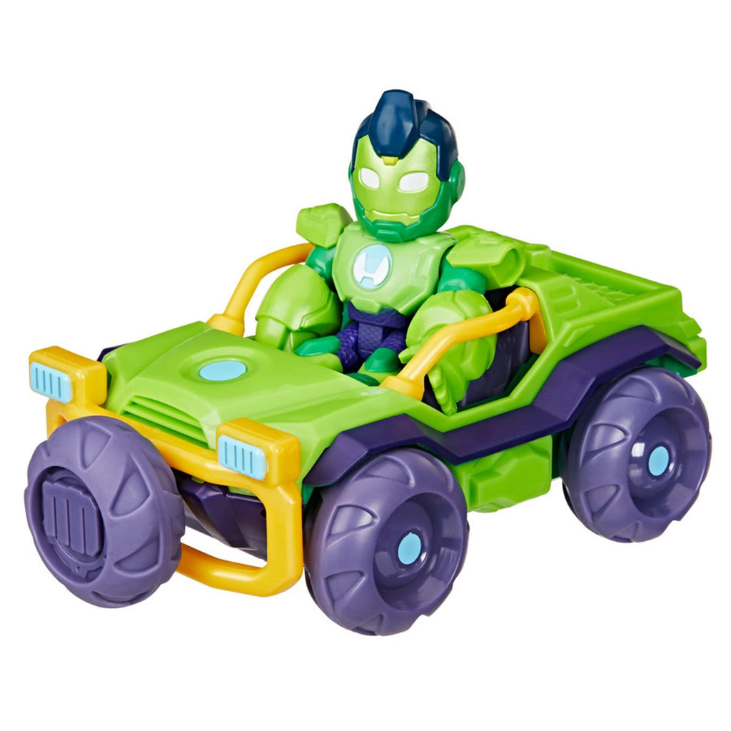 Iron Man and his Awesome Friends Iron Hulk Iron Racer Action Figure & Toy Vehicle