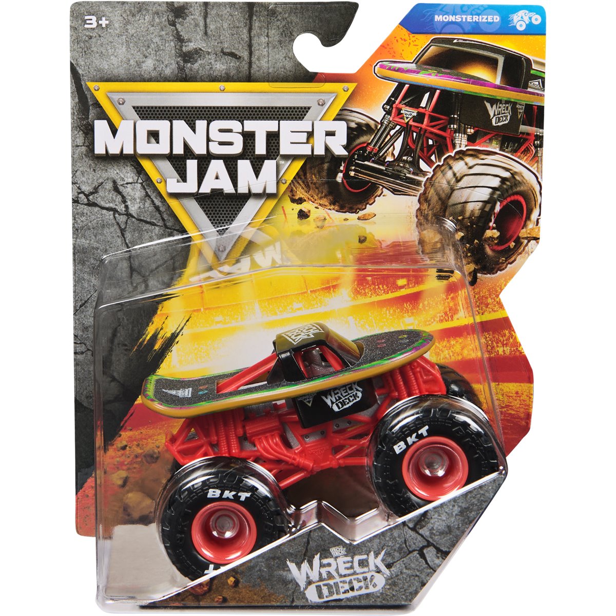 Monster Jam Monster Truck Single Pack Mix 45 1:64 Scale Vehicle Case of 12