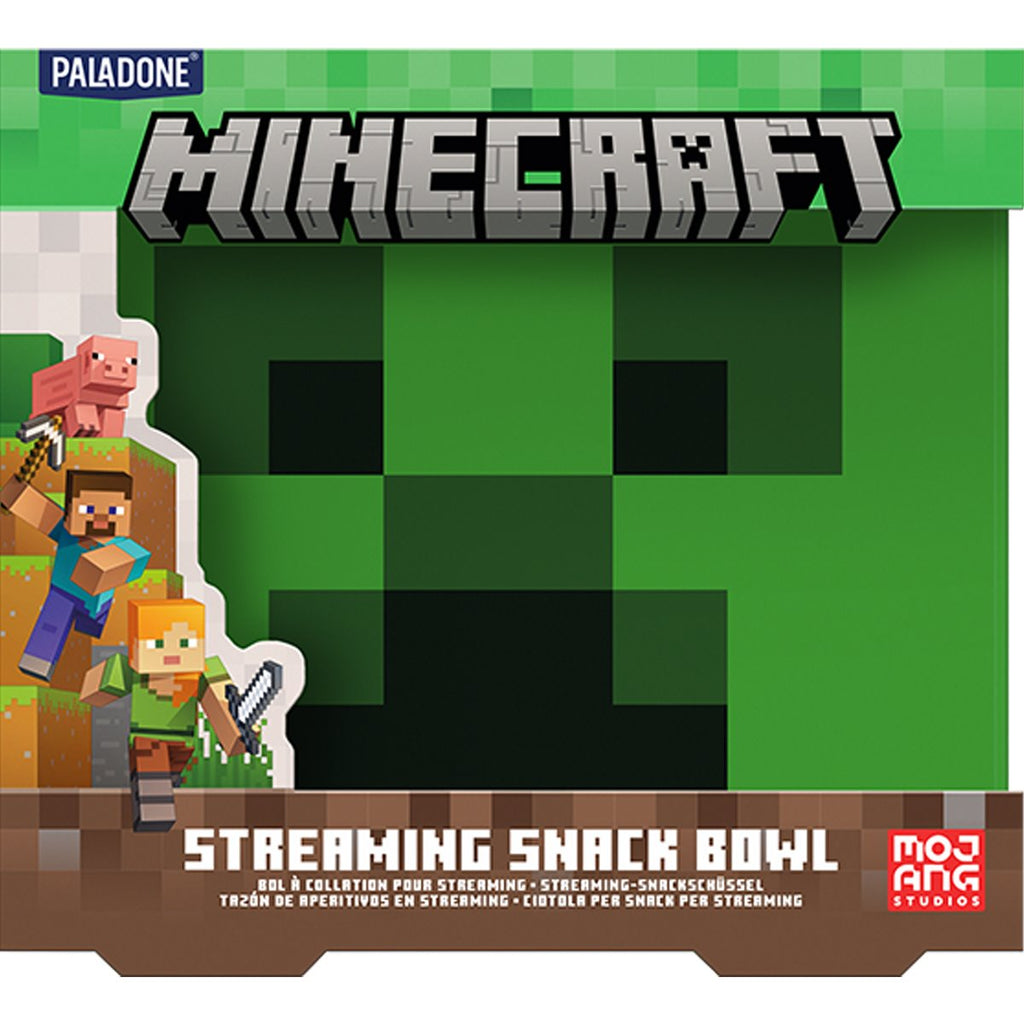 Minecraft Creeper Streaming Snack Bowl