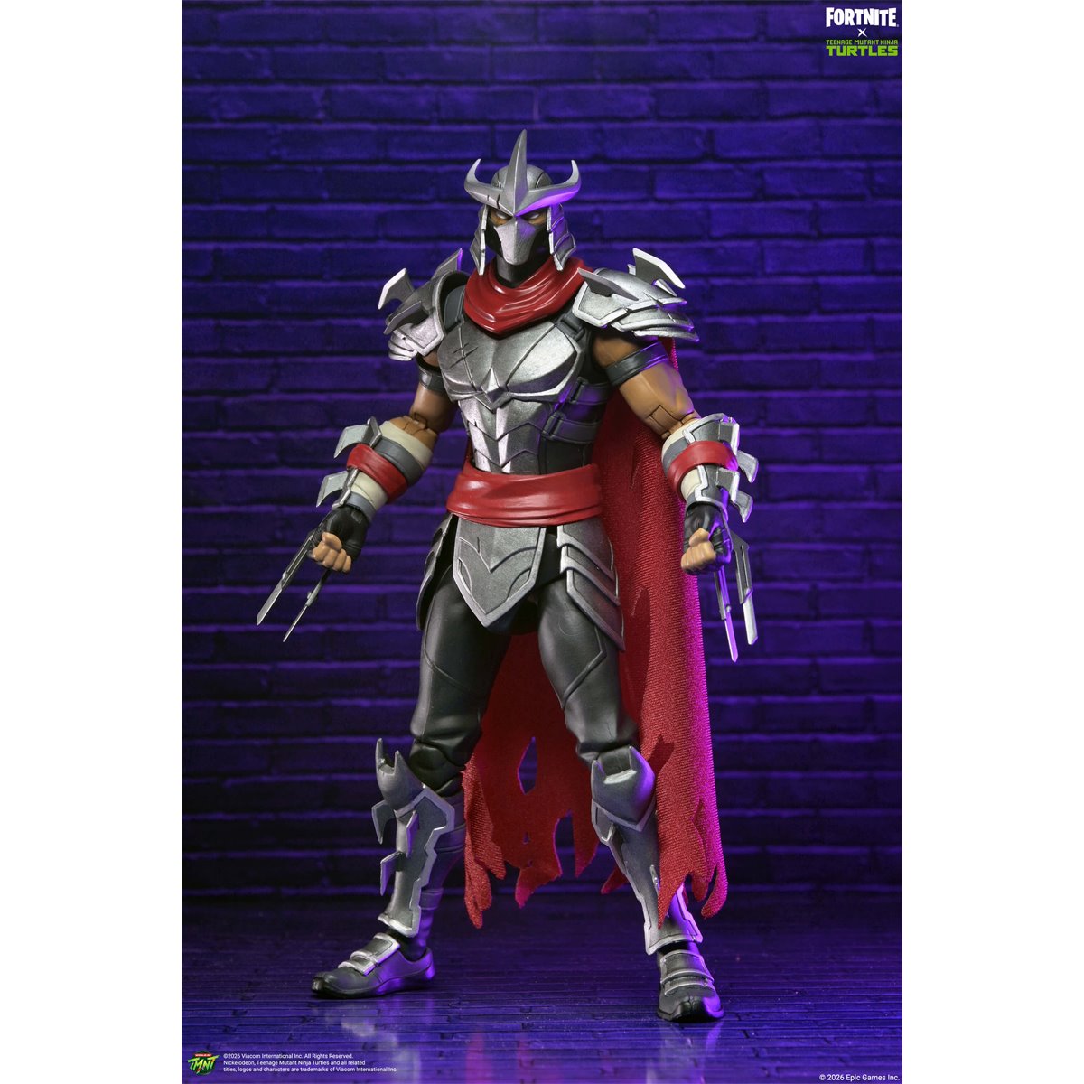 Teenage Mutant Ninja Turtles x Fortnite Shredder 7-Inch Scale Action Figure