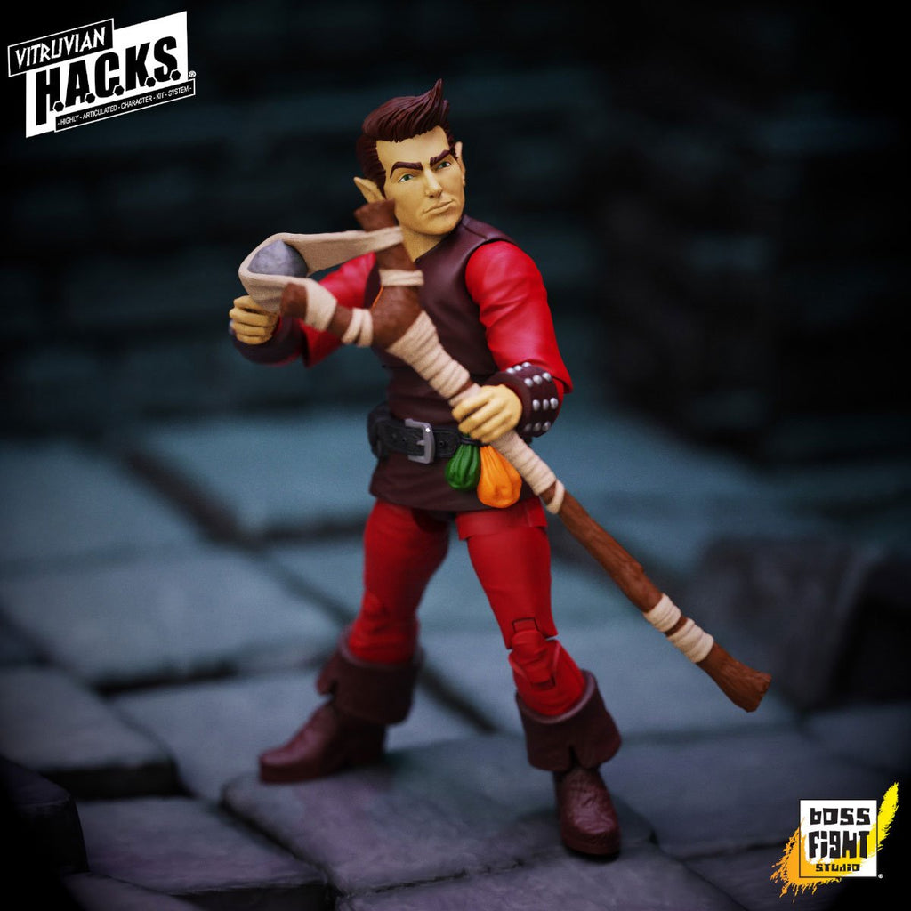 Vitruvian H.A.C.K.S. Fantasy Wave 8 Dwynn Dellos Halfling Scout 1:18 Scale Action Figure