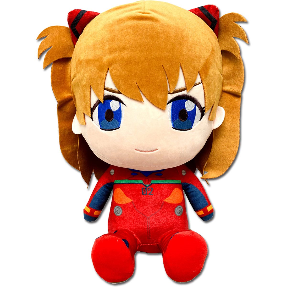 Evangelion Asuka Plug Suit Sitting 12-Inch Plush