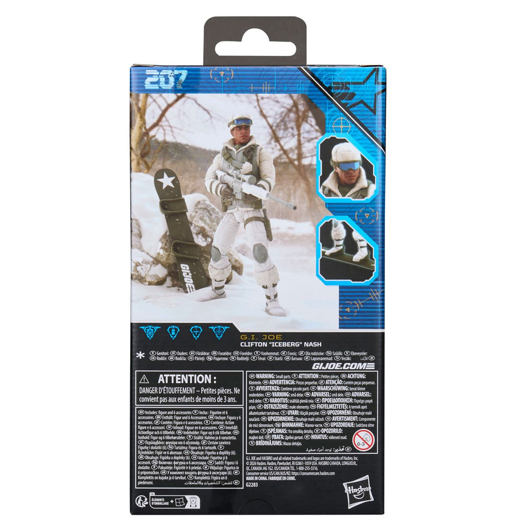 G.I. Joe Classified Series 207 Clifton Iceberg Nash 6-Inch Action Figure