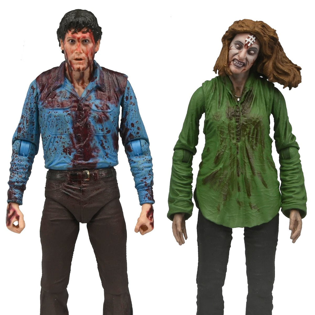 Evil Dead Ultimate Bloody Ash and Cheryl Williams 7-Inch Scale Action Figure 2-Pack