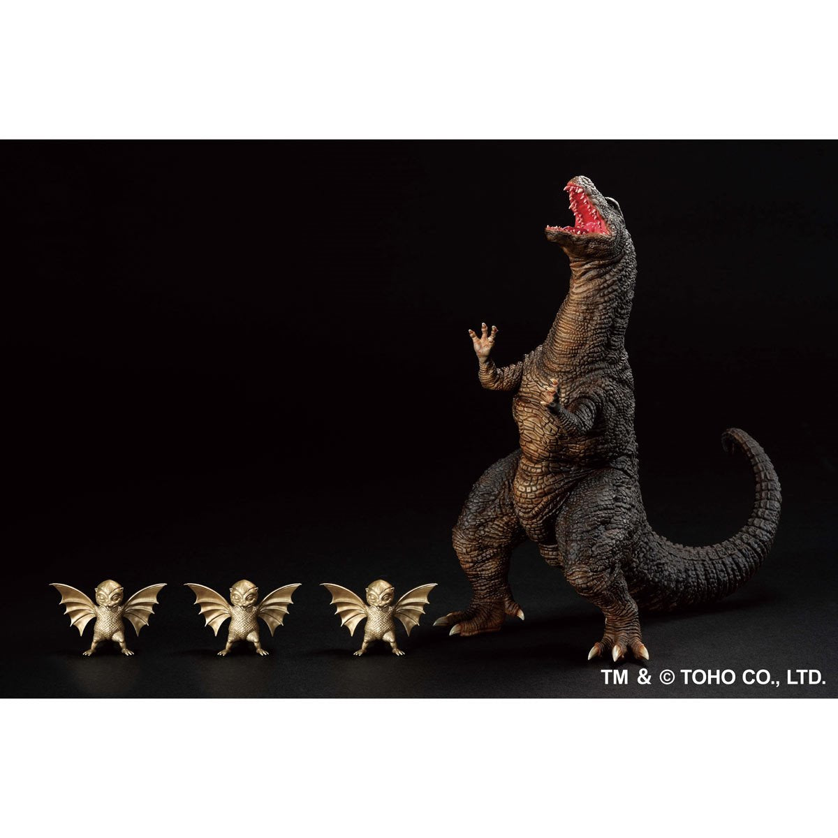 Godzilla Godzillasaurus and Dorat Ichibanso Statue