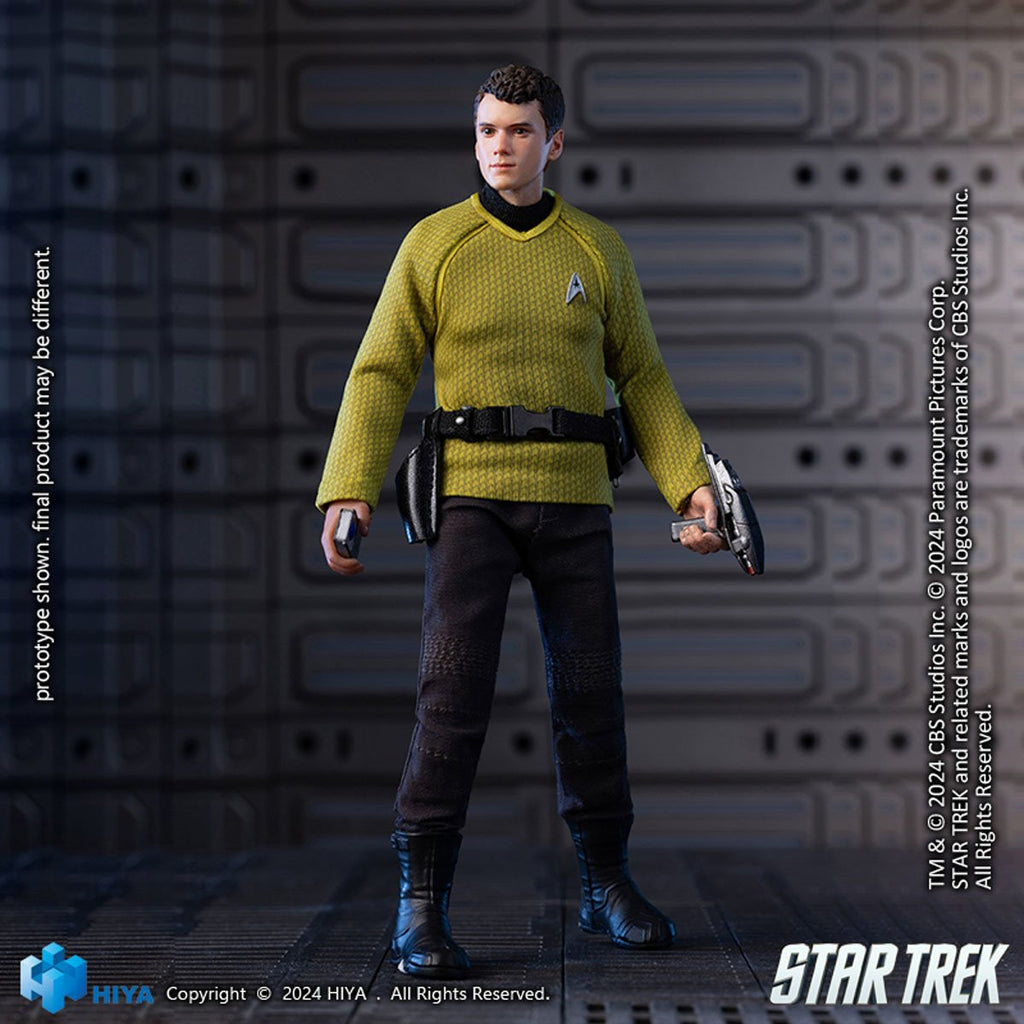 Star Trek 2009 Chekov Exquisite Super Series 1:12 Scale Action Figure
