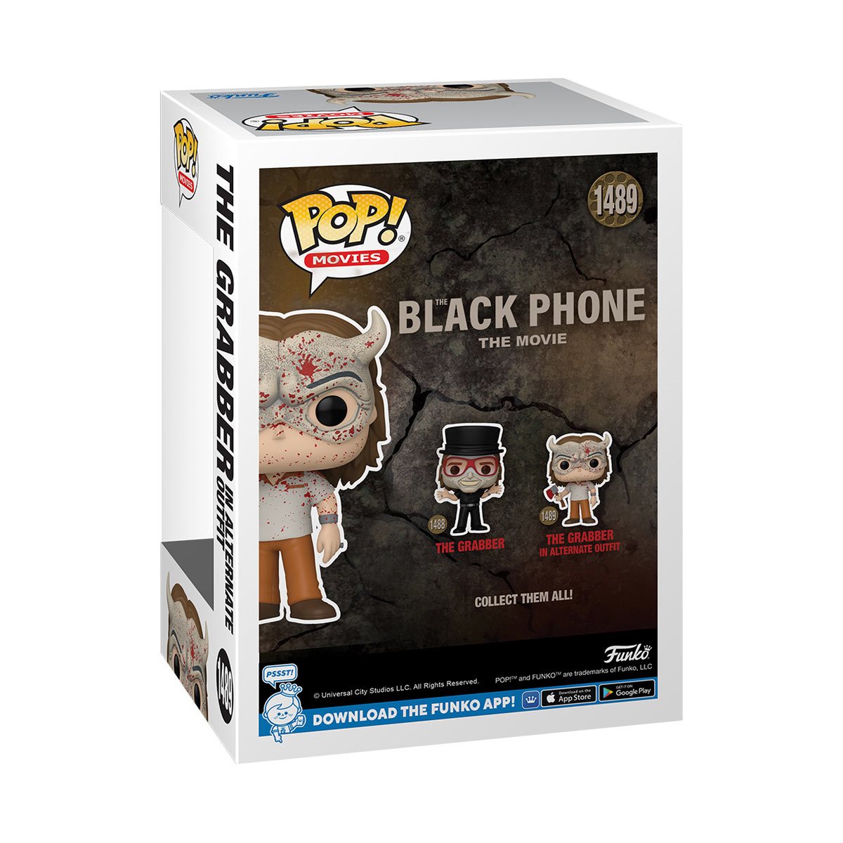 The Black Phone The Grabber in Alternate Outfit (Bloody) Funko Pop! Vinyl Figure #1489