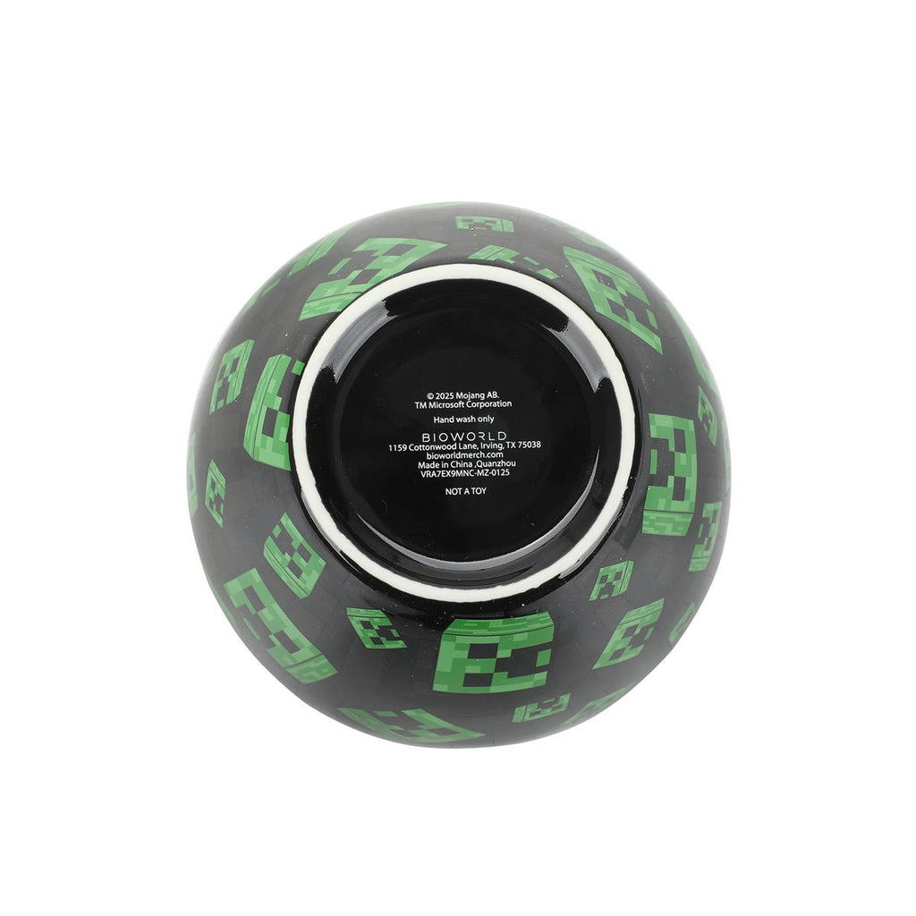 Minecraft Ceramic Ramen Bowl with Chopsticks