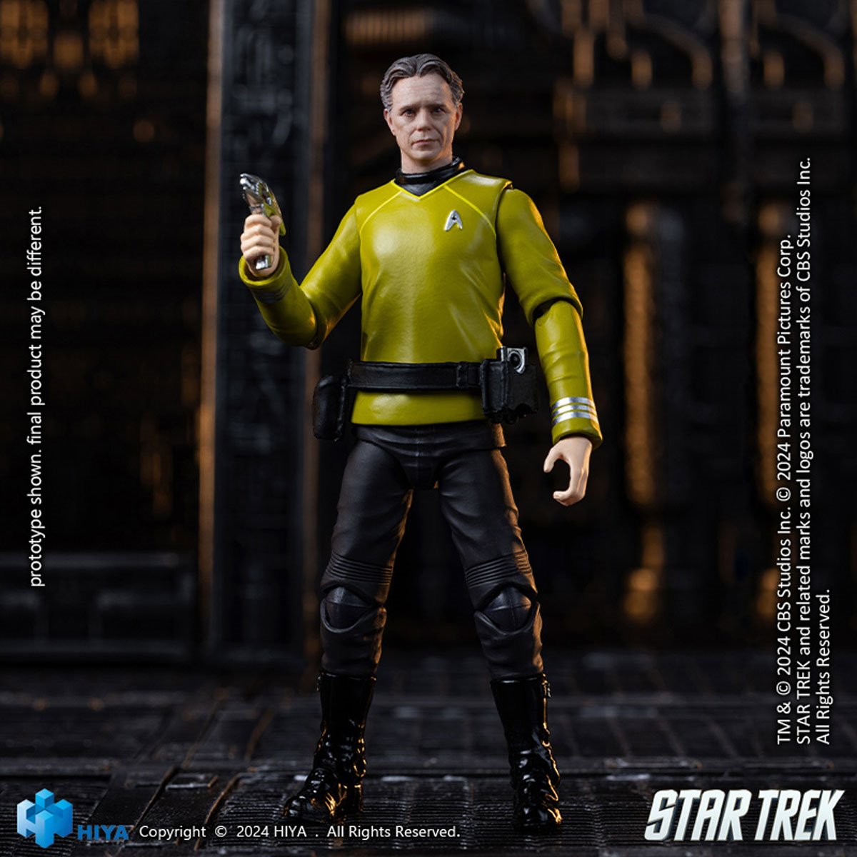 Star Trek 2009 Captain Christopher Pike Exquisite Mini Series 1:18 Scale Action Figure