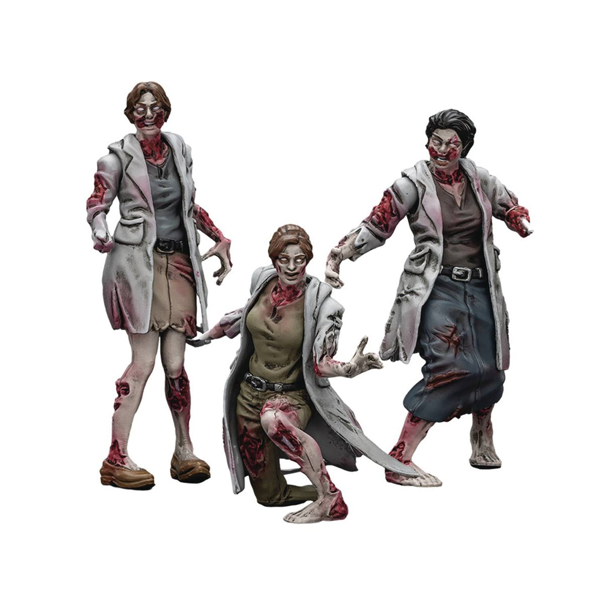 Joy Toy Dark Source Zombie Medics 1:25 Scale Action Figure 3-Pack