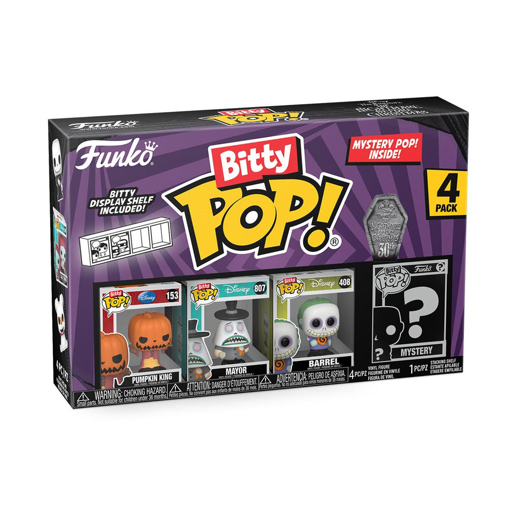 The Nightmare Before Christmas Pumpkin Jack Funko Bitty Pop! Mini-Figure 4-Pack