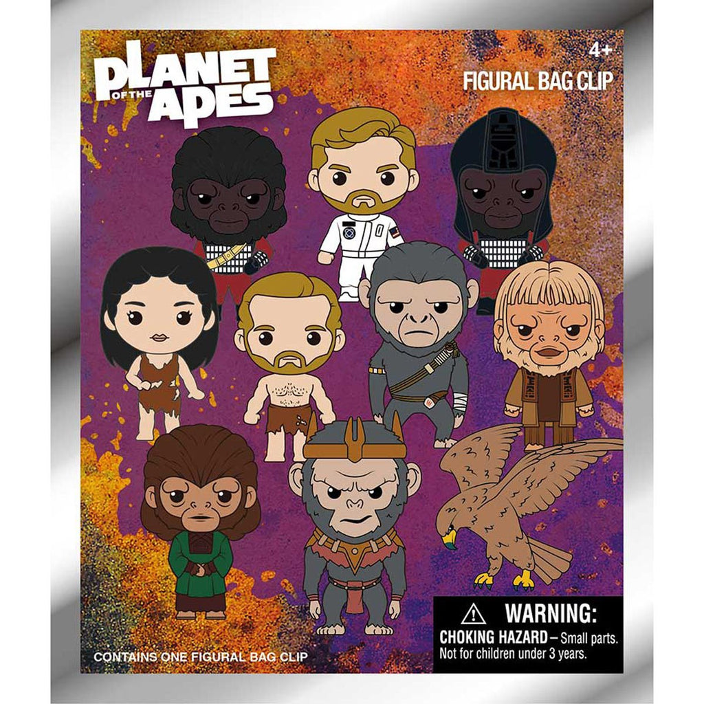 Planet of the Apes 3D Foam Bag Clip Display Case of 24