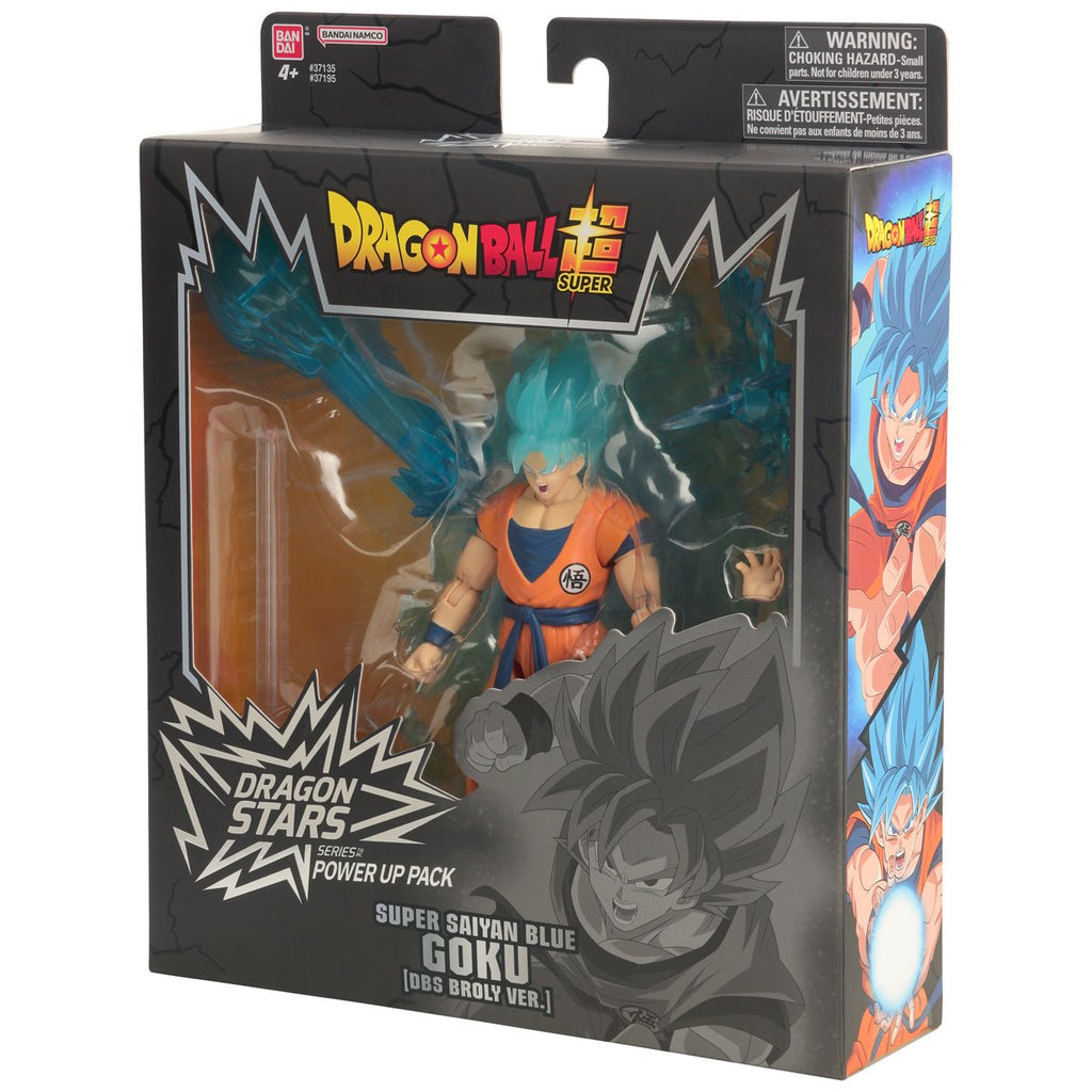 Dragon Ball Super Dragon Stars Power-Up Pack Super Saiyan Blue Goku DBS Broly Version Action Figure