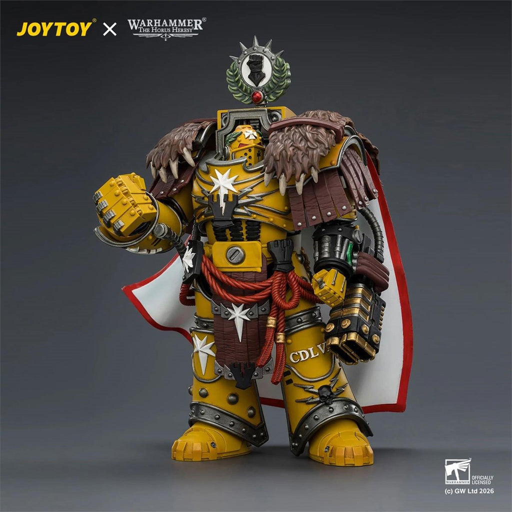 Joy Toy Warhammer The Horus Heresy Imperial Fists Lord Castellan Evander Garrius 1:18 Scale Action Figure