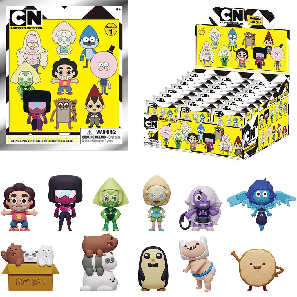 Cartoon Network 3D Foam Bag Clip Random 6-Pack