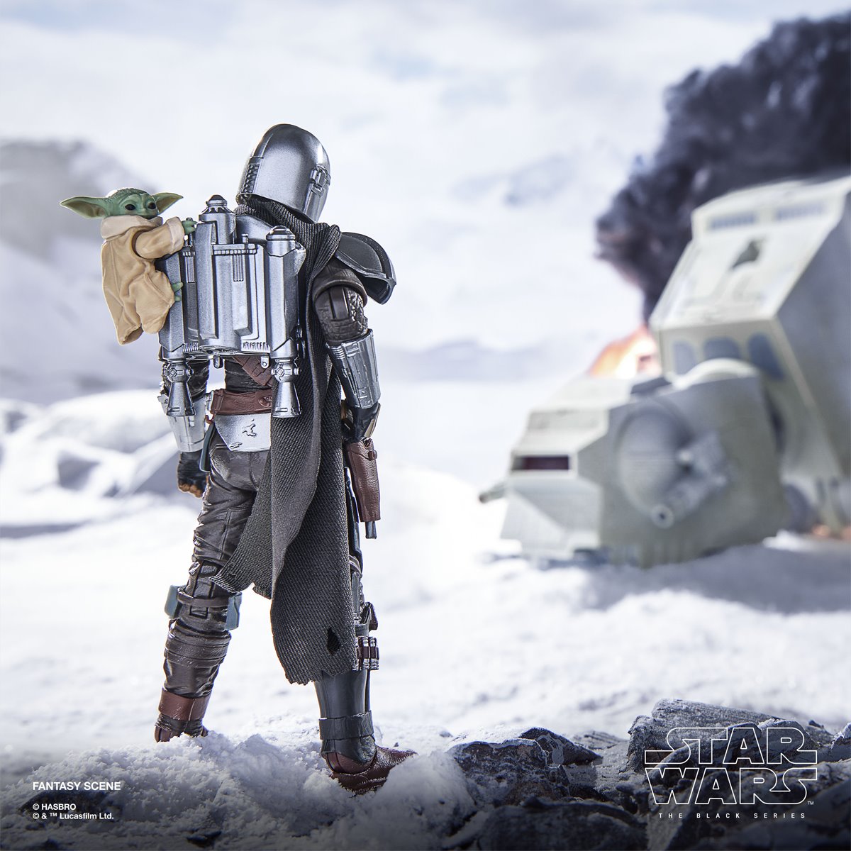 Star Wars The Black Series The Mandalorian & Grogu Deluxe 6-Inch Action Figure