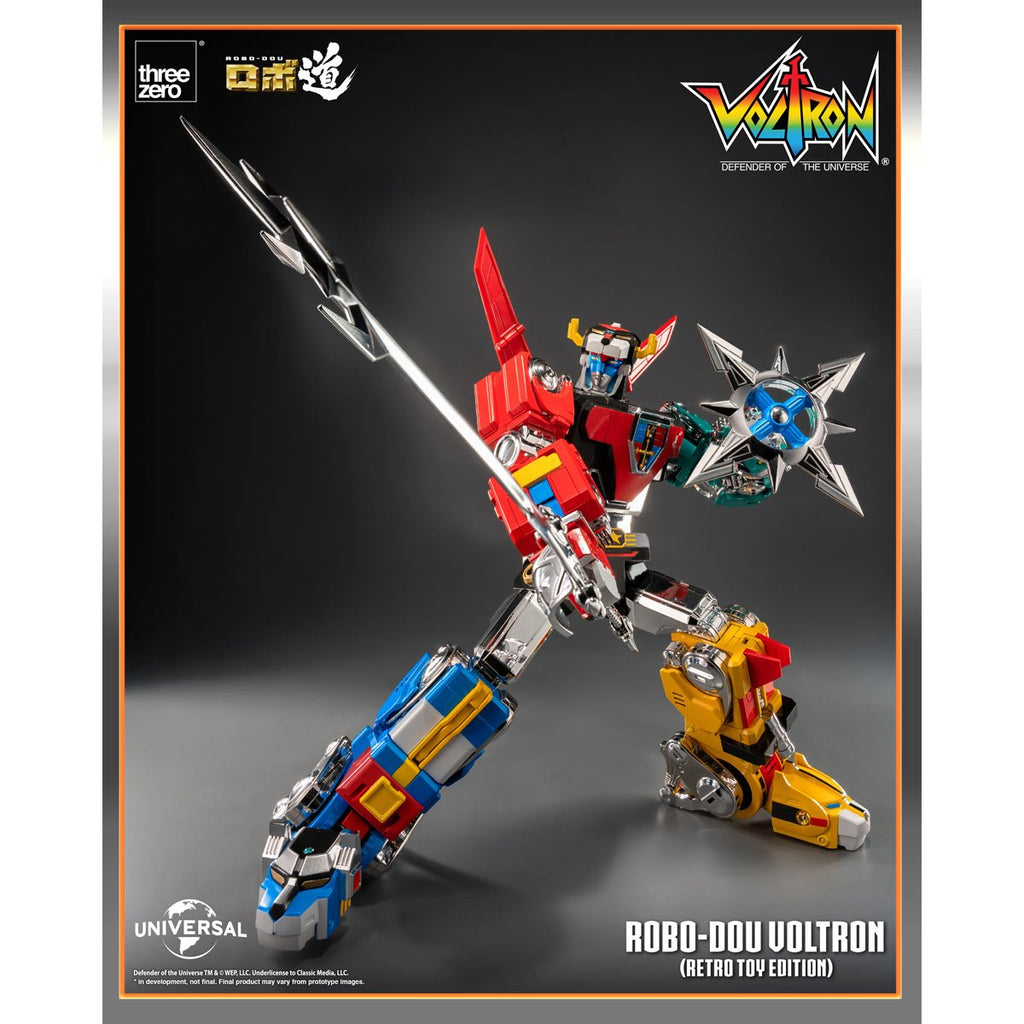Voltron: Defender of the Universe Voltron Retro Toy Edition ROBO-DOU Action Figure