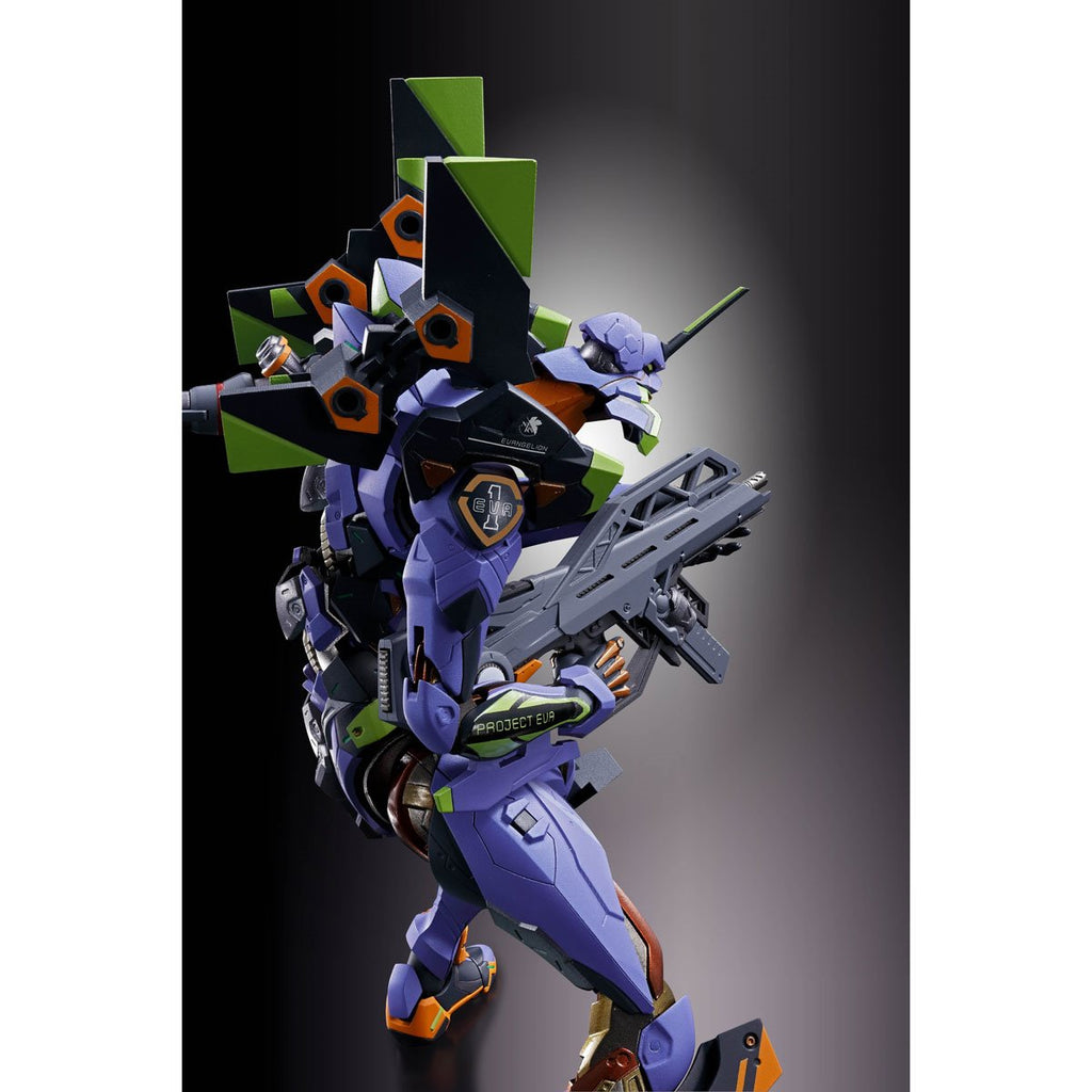 Evangelion Test Type-01 30th Anniversary with Spear Gaius Metal Build Action Figure