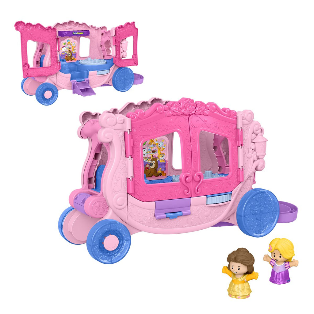 Disney Princess Little People Pull-Along Musical Carriage Playset