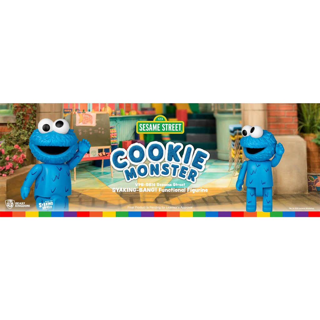 Sesame Street Cookie Monster VPB-SB16 Syaking-Bang!! Piggy Bank