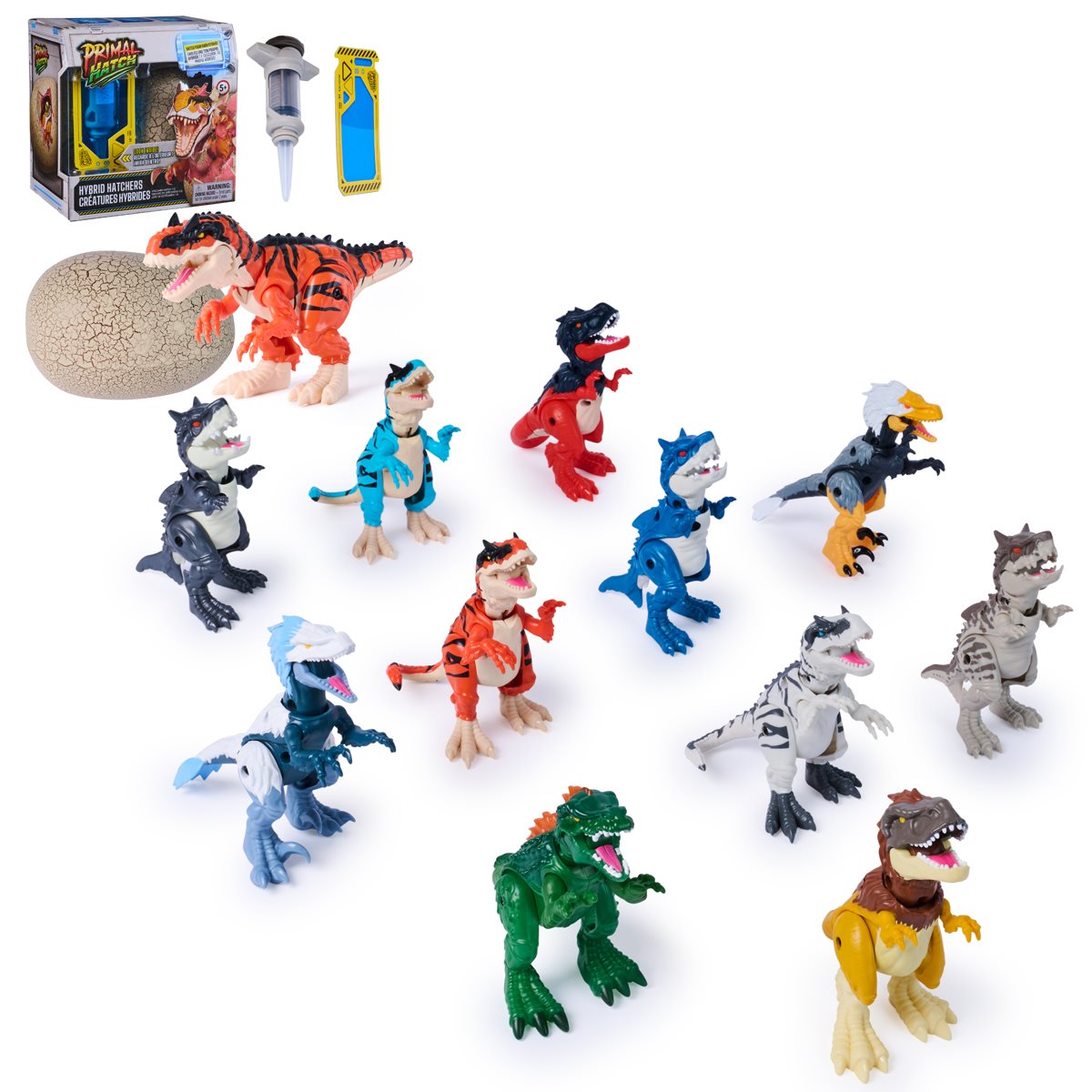 Primal Hatch Hybrid Hatchers Mini-Figure Blind Box Case of 8