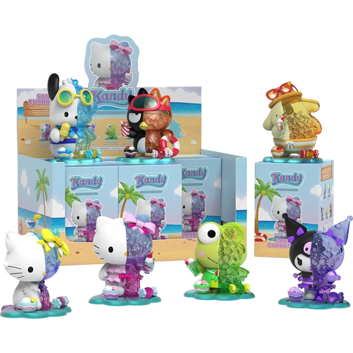 Sanrio x Kandy Seabreeze Edition Mini-Figure Display Tray of 6