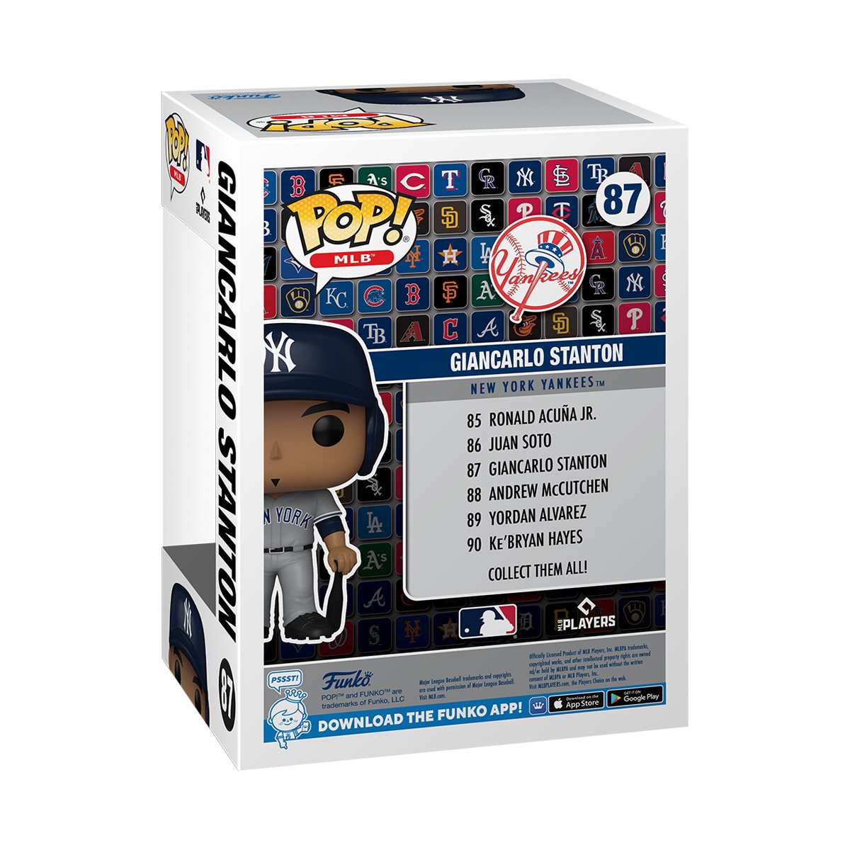 MLB Yankees Giancarlo Stanton Funko Pop! Vinyl Figure #87