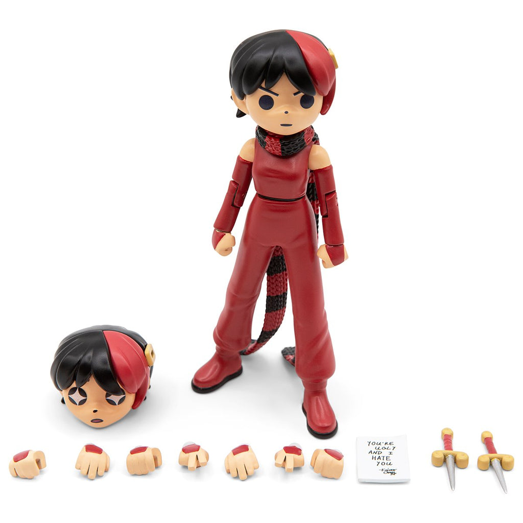 Scott Pilgrim Knives Chau Action Figure - Oops All Red Variant