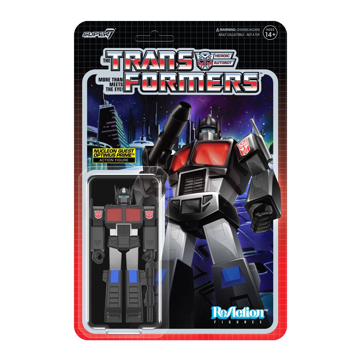 Transformers Optimus Prime (Nucleon Quest Special Mission) 3 3/4-Inch ReAction Figure