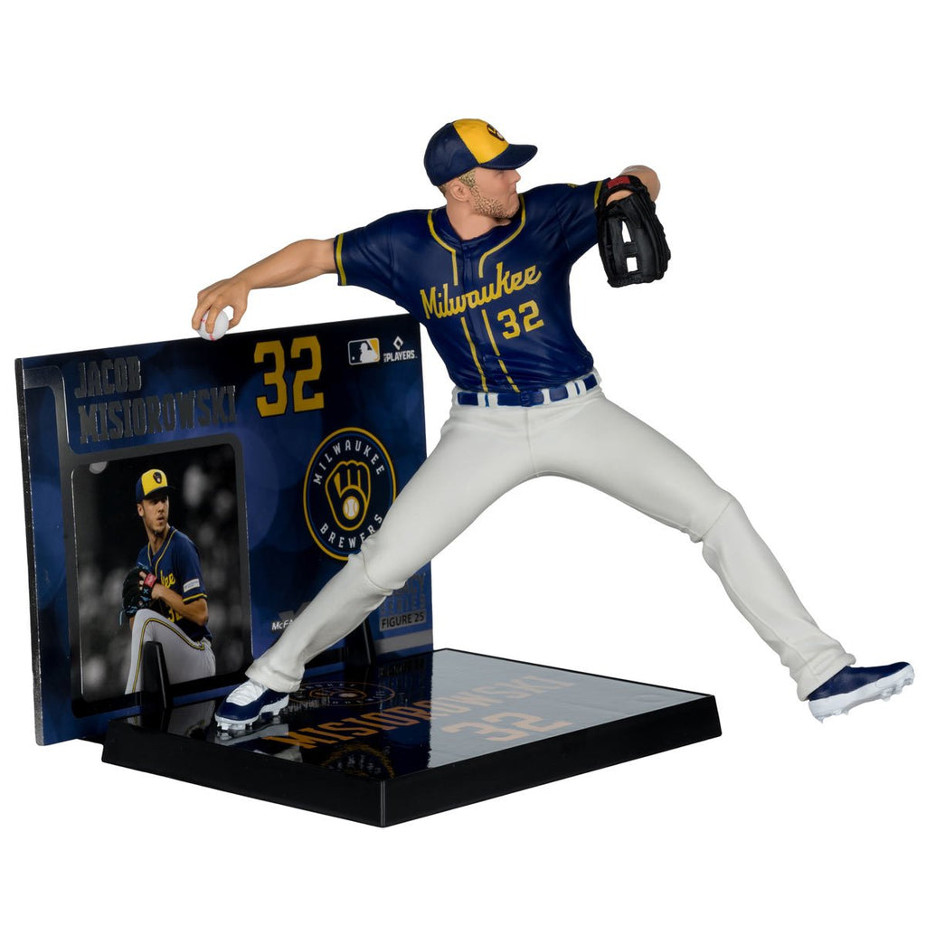 MLB SportsPicks Milwaukee Brewers Jacob Misiorowski 7-Inch Posed Figure