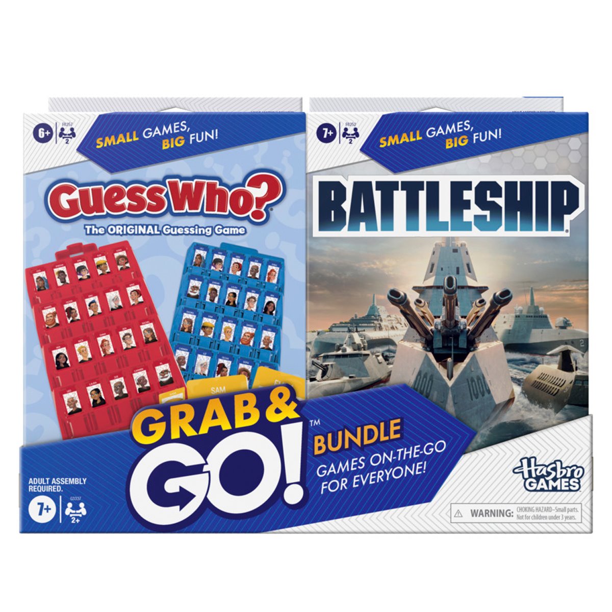 Hasbro Grab and Go! Bundle - 4 Pack of Travel Games