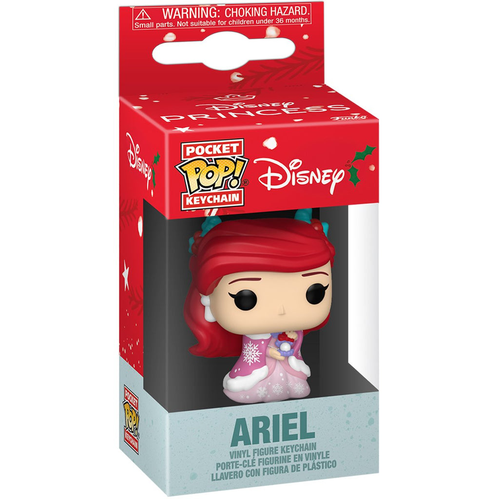 Disney Princess Holiday Ariel Funko Pocket Pop! Key Chain