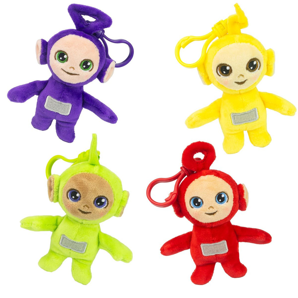 Teletubbies CheeBee Plush Clip-On Key Chain Set of 4