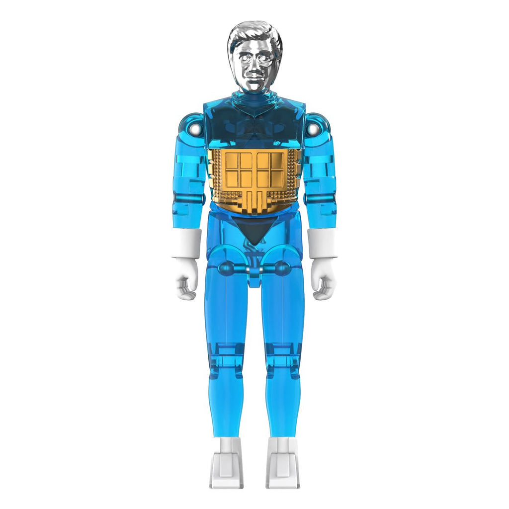 Micronauts Time Traveler (Translucent Blue) 3 3/4-Inch ReAction+ Figure