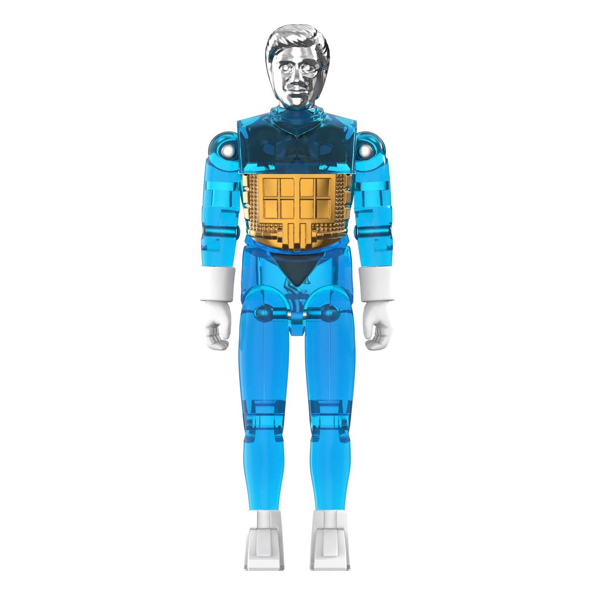 Micronauts Time Traveler (Translucent Blue) 3 3/4-Inch ReAction+ Figure