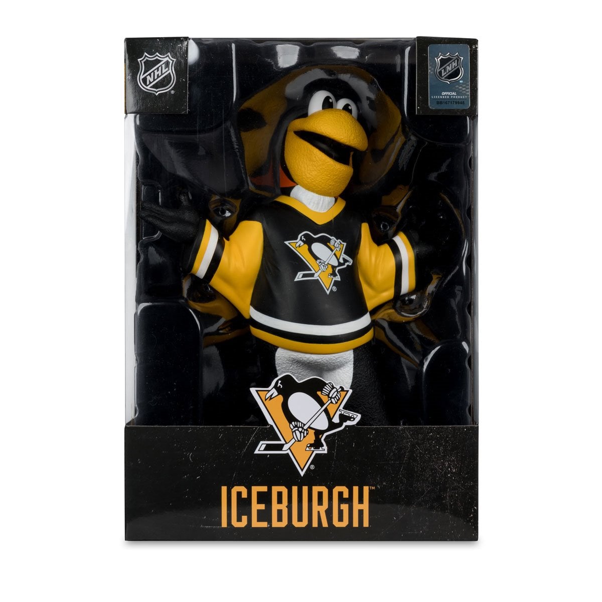 NHL Pittsburgh Penguins Iceburgh Mascot Posed Figure