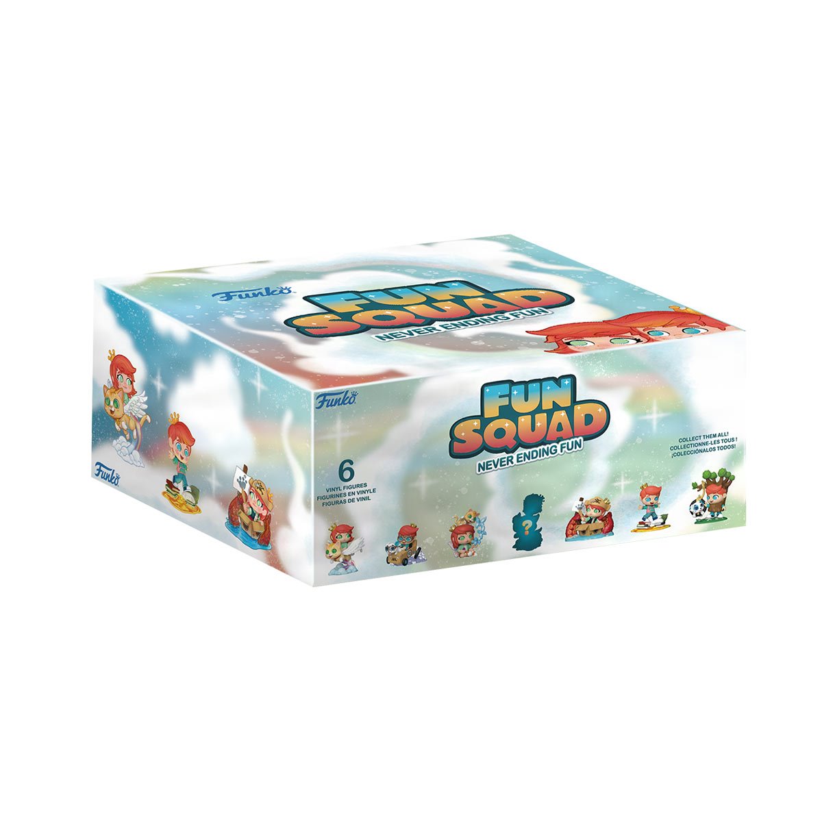 Funko Fun Squad Never Ending Fun Premium Vinyl Figure Display Case of 6