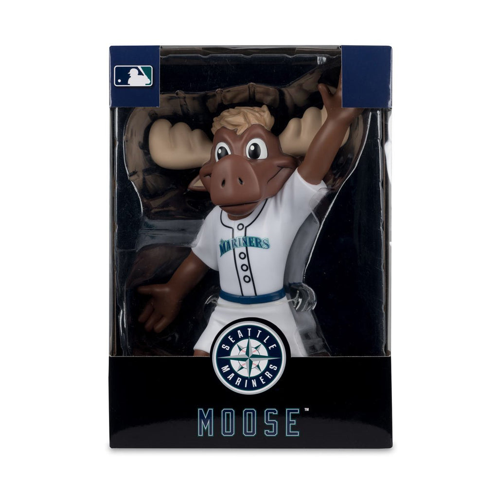 MLB SportsPicks Seattle Mariners Mariner Moose Mascot 7-Inch Posed Figure