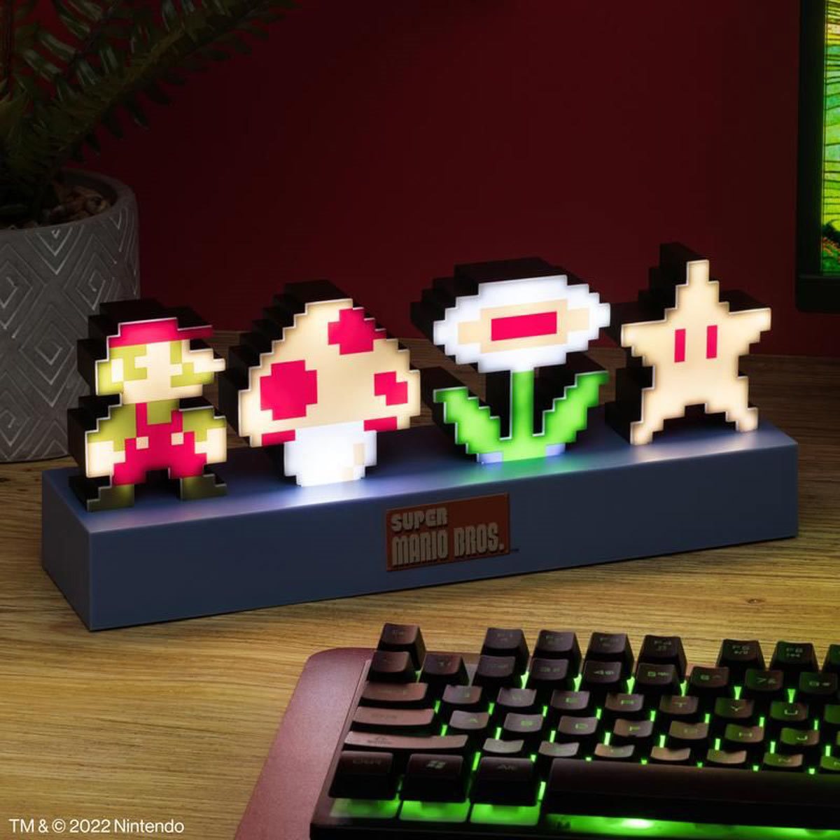 Super Mario Bros. 8-Bit Icons Light