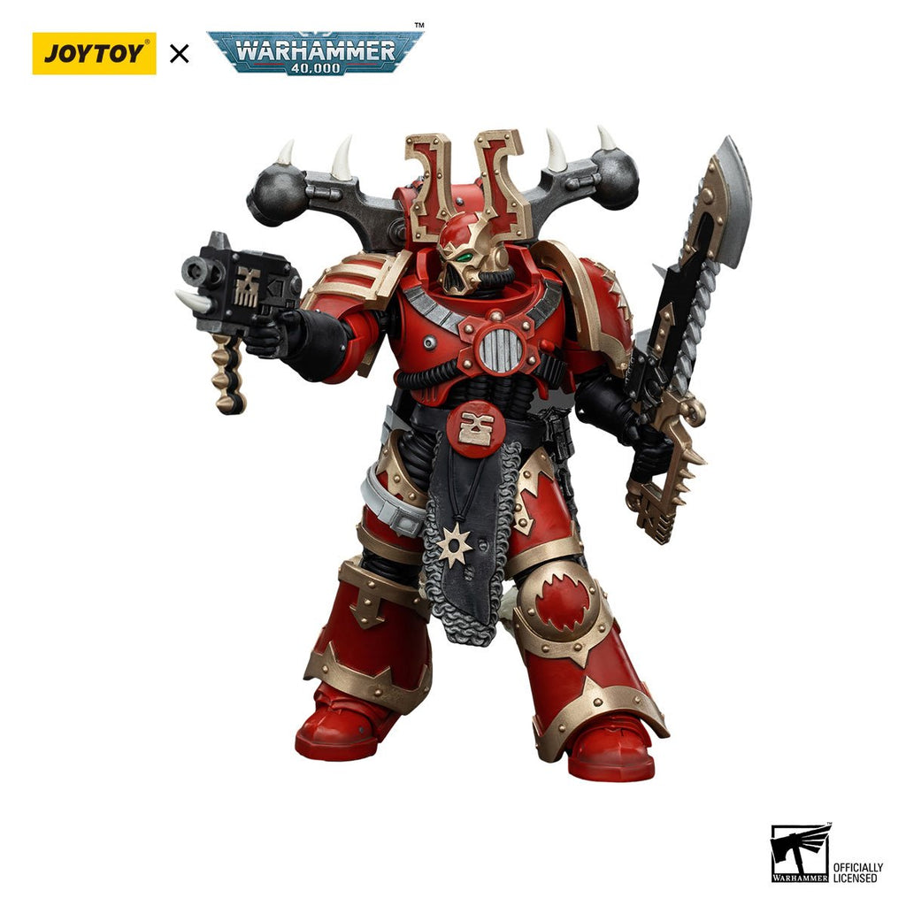 Joy Toy Warhammer 40,000 World Eaters Khorne Berzerker 1 1:18 Scale Action Figure