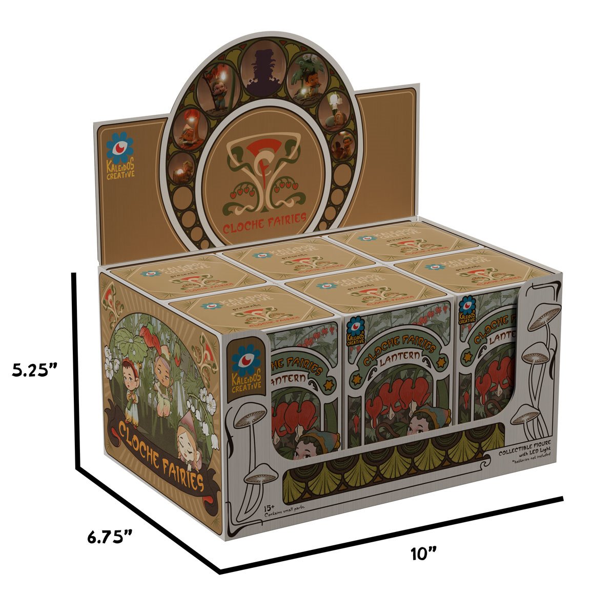 Cloche Fairies Series 1 Blind-Box Mini-Figure Case of 6