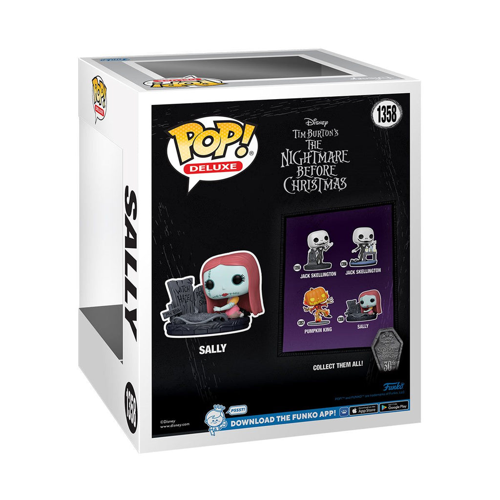 The Nightmare Before Christmas 30th Anniversary Sally with Gravestone Deluxe Funko Pop! Vinyl Figure #1358