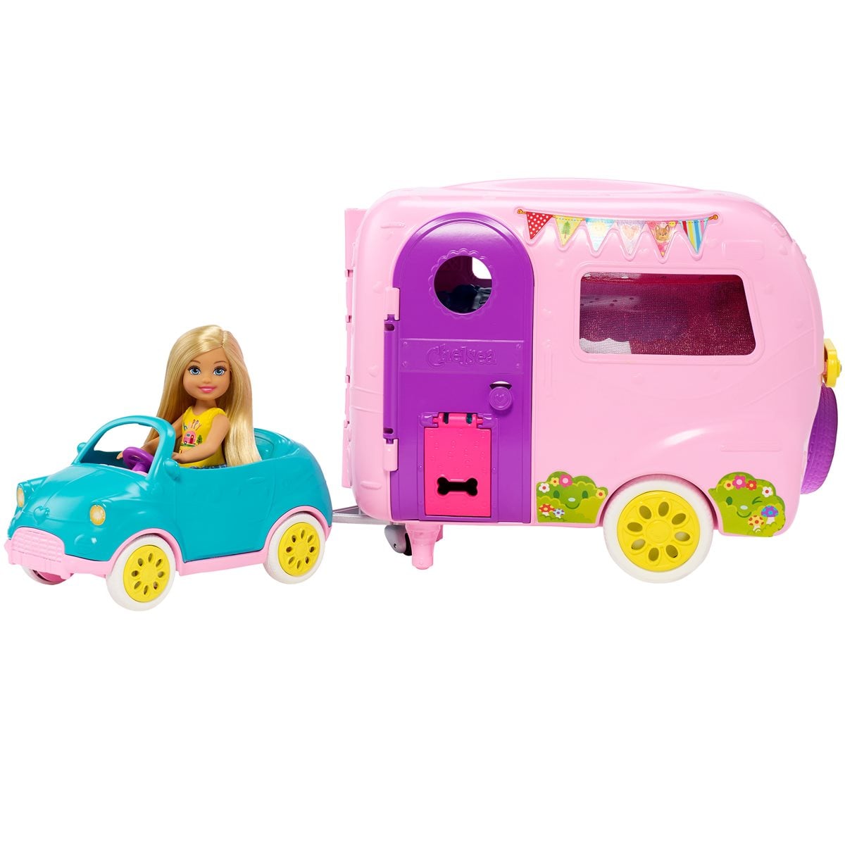 Barbie Club Chelsea Camper Doll and Playset