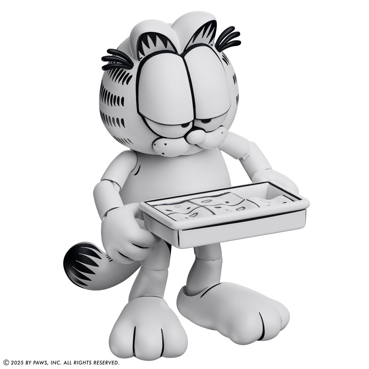 Garfield Black and White Daily Comic Strip Action Figure - Entertainment Earth Exclusive