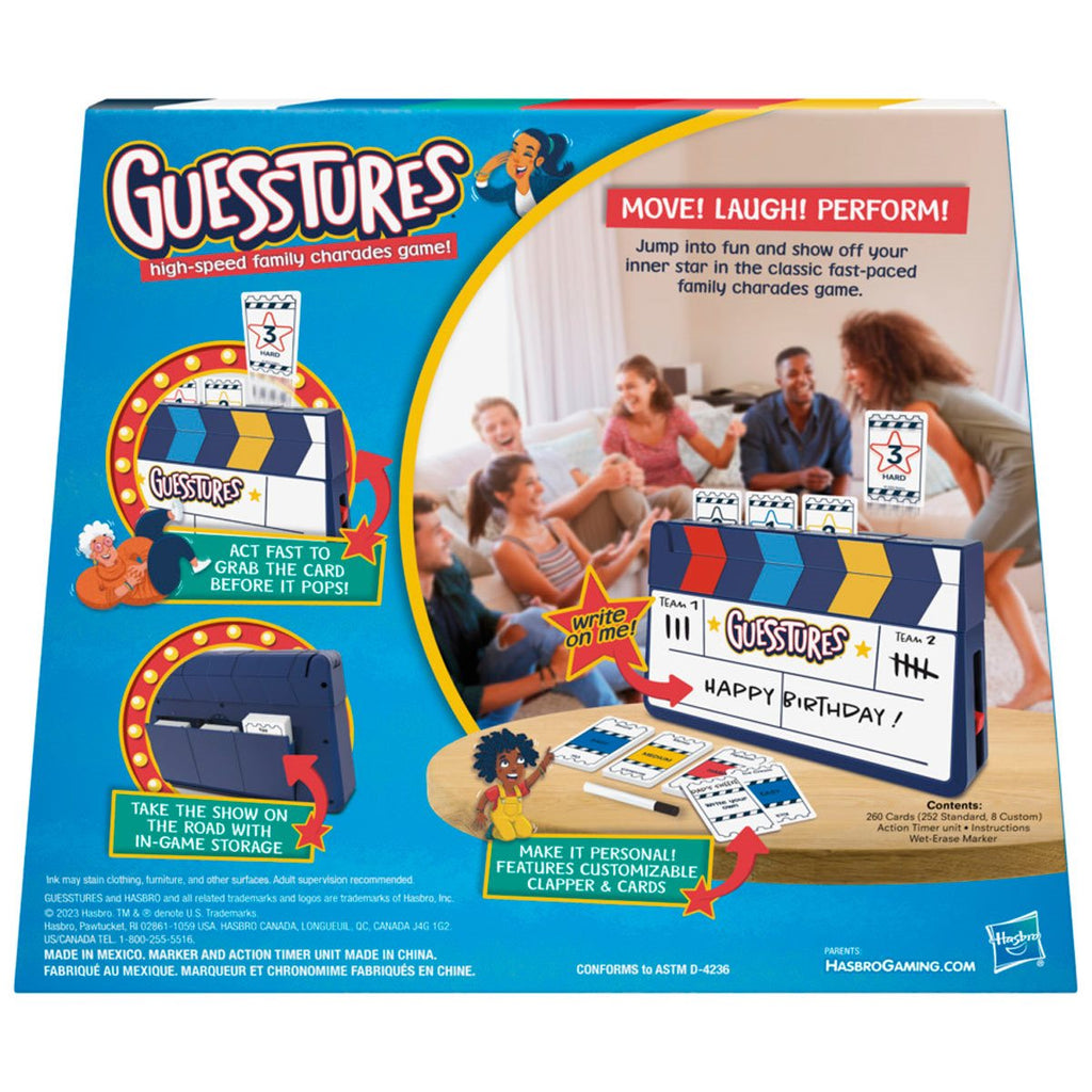 Guesstures High-Speed Family Charades Game