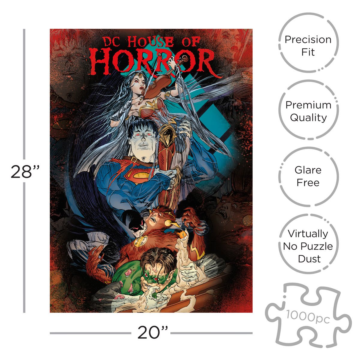 DC Comics House of Horror 1,000-Piece Puzzle