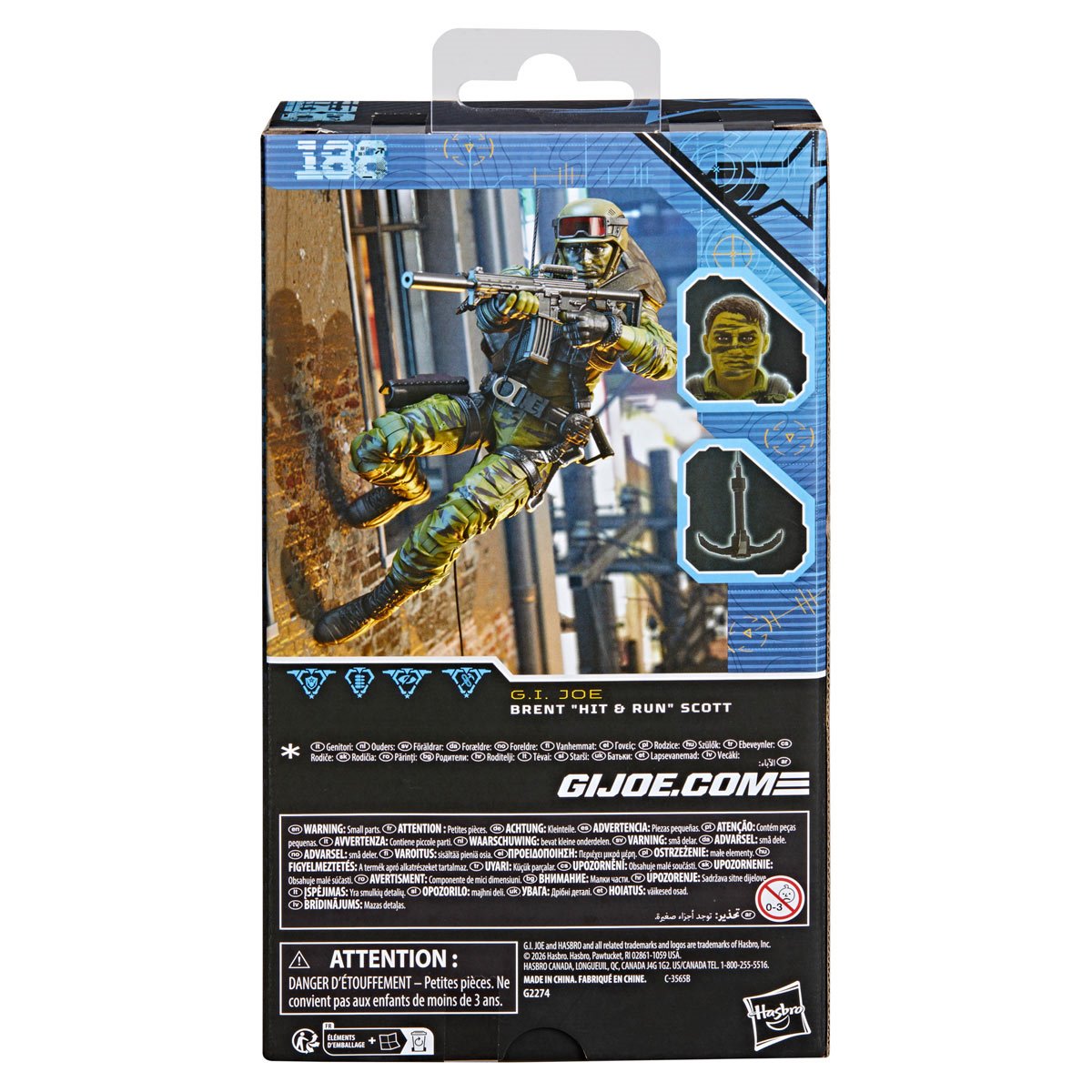 G.I. Joe Classified Series #188 Brent Hit & Run Scott 6-Inch Action Figure