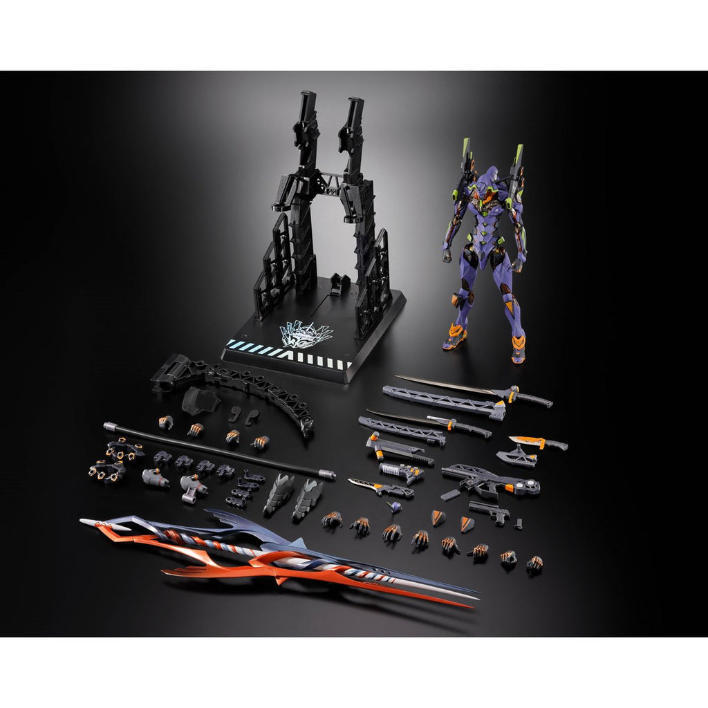 Evangelion Test Type-01 30th Anniversary with Spear Gaius Metal Build Action Figure