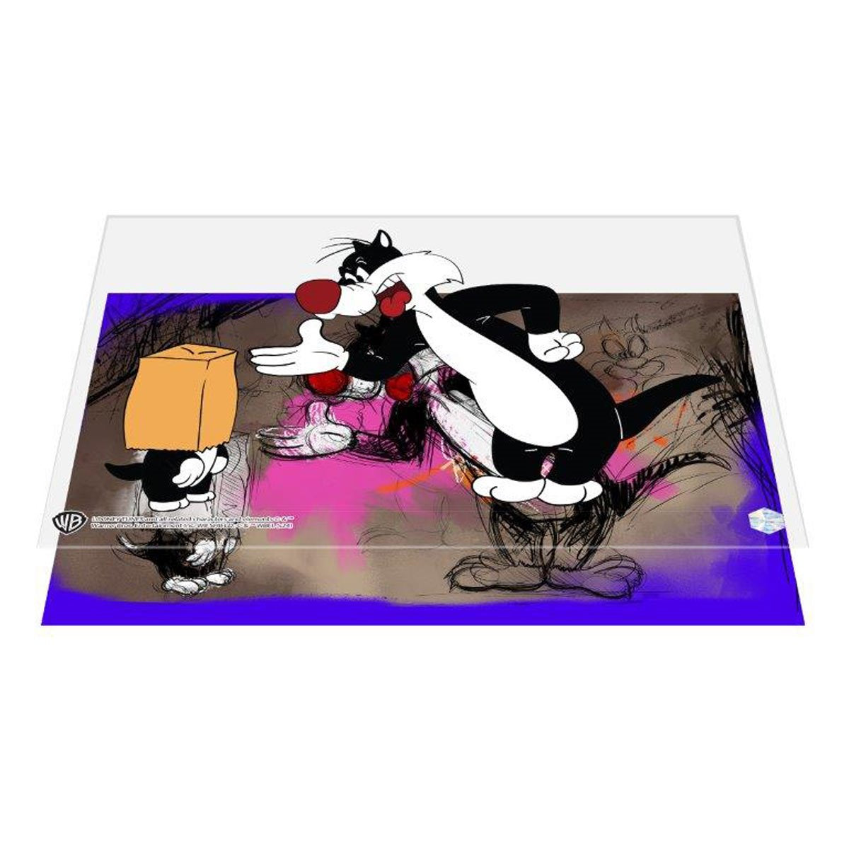 Looney Tunes Who's Kitten Who? #1104 Animation Cel Artist Edition Framed Art Print